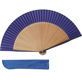 TOuWA Men's Ladies' Folding Fan, Bamboo Ribs, Japanese Pattern, Lightweight, Japanese Souvenirs, Festivals, Fireworks Displays, New Year's Parties, Recitals, Yukata, Kimono, Japanese Accessories,
