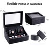 LALAHOO Watch Winder for Automatic Watches,Ultra Quiet Motor,4 Automatic Watches