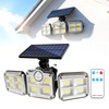Lazukes Magnetic Solar Lights Outdoor, Motion Sensor Porch RV Light