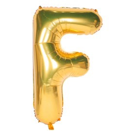 40 Inch Giant Gold Letter F Foil Helium Balloons Single Birthday Party Decoration Supply Baby Shower