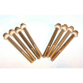 USA Speed (8 Pack) Fuel Bowl Screws & Nylon Reusable Gaskets 2 1/2" Long Fits: Holley Carb