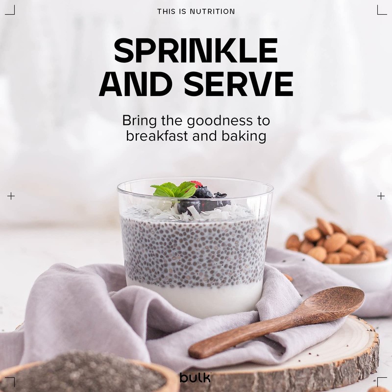 Bulk Chia Seeds, 500 g, Packaging May Vary