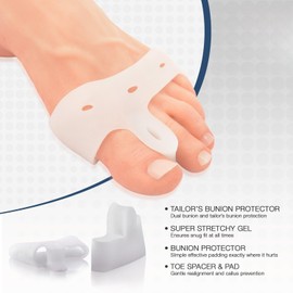Adjustable Bunion Corrector&Toe Separators for Women and Men-Bunion Relief,Overlapping Toes