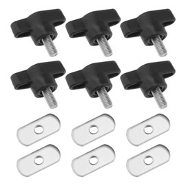 SG Store 6 Set Kayak Track Screws Nuts Kit M6 x 28mm Kayak Rail Stainless Steel T Screws Kayak Hardware Accessories for Kayaks Boats Canoes