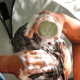 NANAH Shampoo en Barra Fortalecedor para el Crecimiento del Cabello Delgado con Romero y Tepezcohuite I Sin Sulfatos y Sin Parabenos I Libre de Plásti