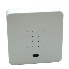 Soundbox White with Bird Singing - 12 cm - Bird Chirping Speaker with Motion Sensor - Decorative Bird Chirping Sound Box with 2 Metre Sensor for Relaxation Spa Wellness