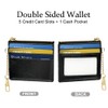 URAQT Credit Card Wallet for Women Men Small Wallet Card