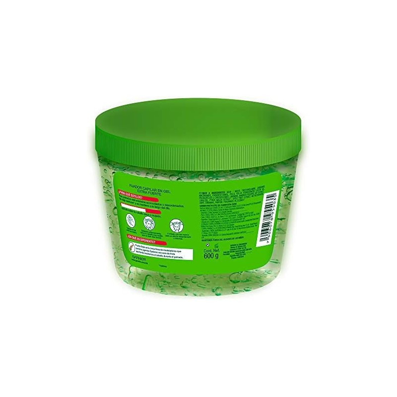 Garnier Fructis Style Gel Tarro Extra, 600 gr, 600 gramo,