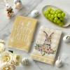Artoid Mode Yellow Buffalo Plaid Bunny Rabbit Happy Easter Kitchen