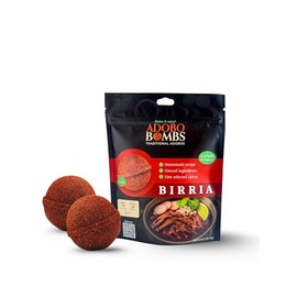 Birria Bomb | Adobo Bomb Seasoning - 2 pack | Made with About 25 Pulverized Peppers and Multiple fresh Natural Mexican Ingredients -Prepares in 3 Eazy steps -Home made recipe -Fine Selected Spices - No artificial flavors | 4 Flavors -Birria-Menudo-Pozole-Mariscos