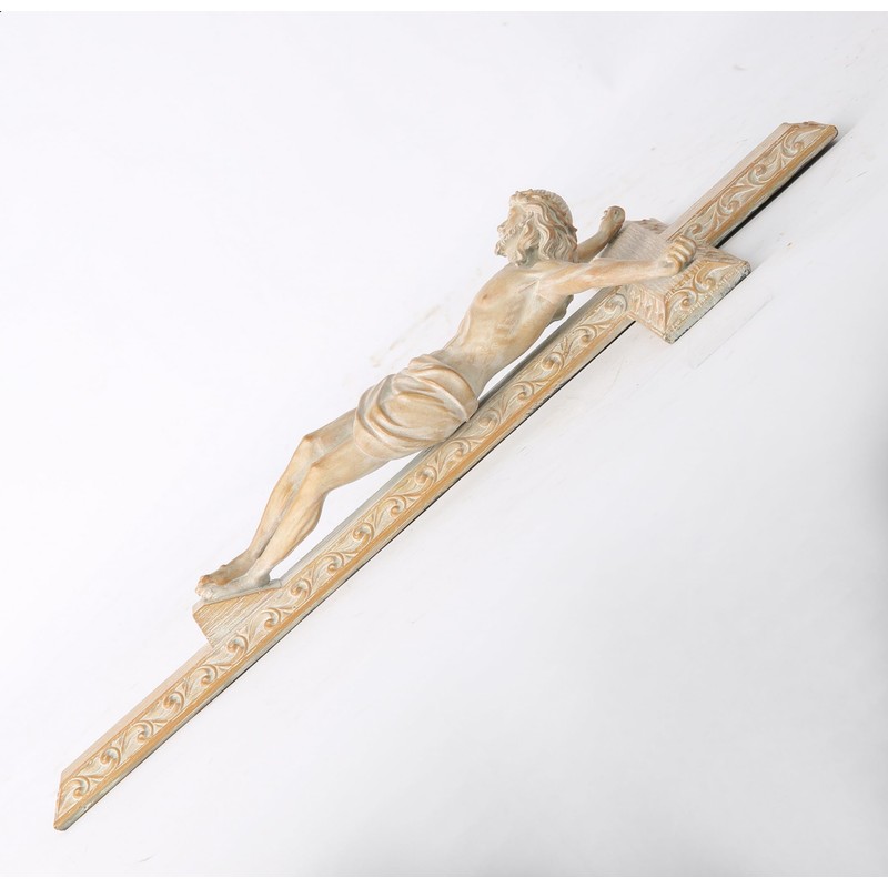 BC Catholic Crucifix Wall Cross, Jesus Christ Home Decor，Religious Devout