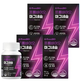 From Bio Magnesium 100 tablets x 4 boxes/400 days / 프롬바이오 마그네슘 100정x4박스/400일