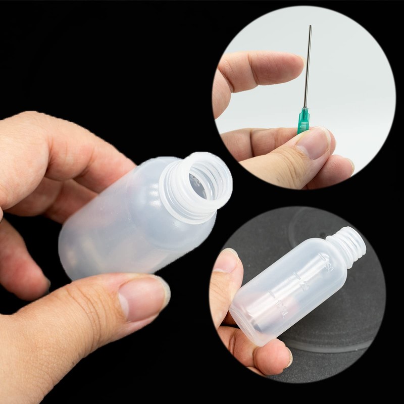 SZXMDKH Tip Glue Dropper Dispenser,5pcs-30ml Precision Tip Applicator Bottle for