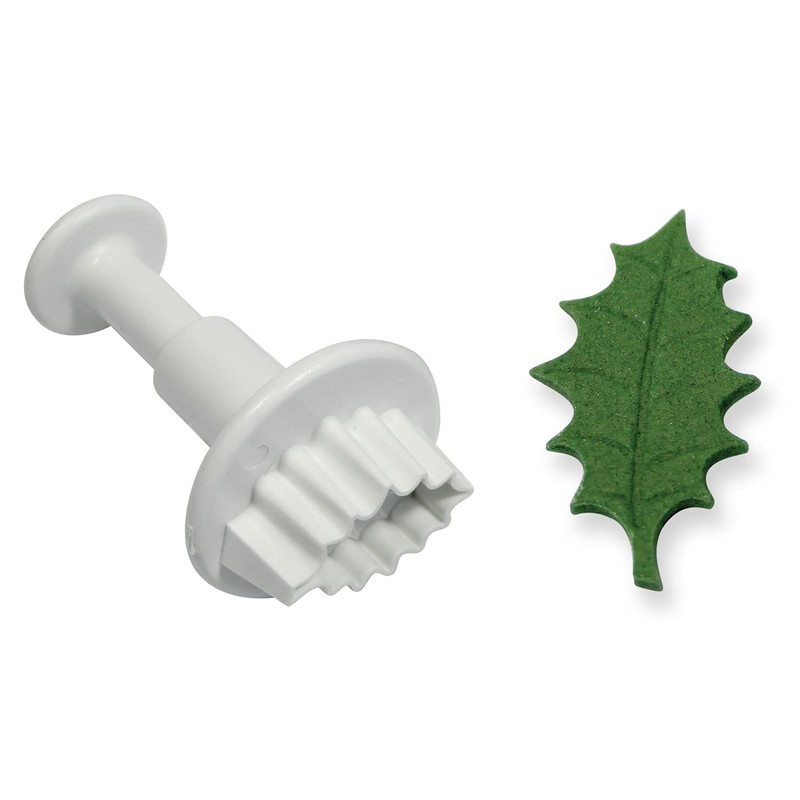 PME HL541 Veined Holly Leaf Plunger Cutter, Small Size ,
