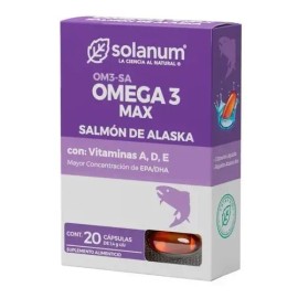 Solanum Omega 3 Max 20 Caps Sin Sabor                                                                                                                 