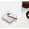 Homeroots 7" Clear Crystal Square Tabletop Cigar Ashtray
