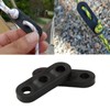 FYHJNC 20Pcs Black Plastic Tent Rope Fasteners, Sturdy Tents Rope