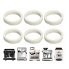 6 Pcs Felt Washer Replacement Compatible with Breville Espresso Machine