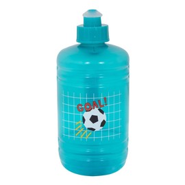YöL Blue Football Kids Sports Drinks Bottle With Handle Water Juice 450ml Pop Up Sipper Toddler