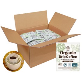 Sanbon Coffee Organic Drip Coffee, 0.3 oz (8 g) x 70 Bags (Online Shop Exclusive), Extra Large Capacity Set, Economical Large Capacity Set, Eco-friendly Farms and Manufacturing Methods, Easy to Enjoy