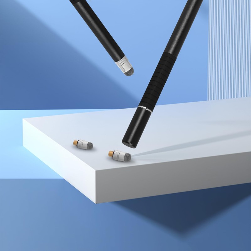 Operitacx 6pcs Capacitive Stylus Pen Tips Mesh Fiber Replacement Tips