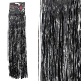 Widdle Wonderland Christmas Lametta Decorative Tinsel Strands Black