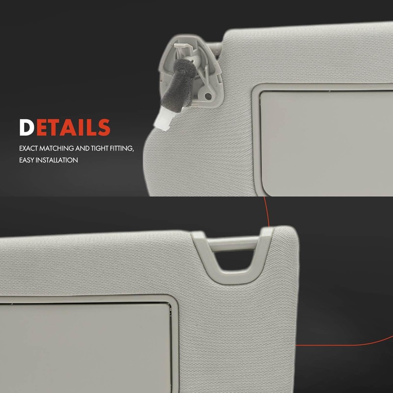 A-Premium Driver & Passenger Sun Visor Compatible with Nissan Altima