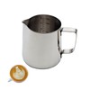 Aiwaiufu Milk Jug 350ml / 12 fl.oz, Milk Frothing Jug，Stainless