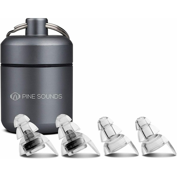 Pine Sounds High Fidelity Ear Plugs - Professional Noise Cancelling