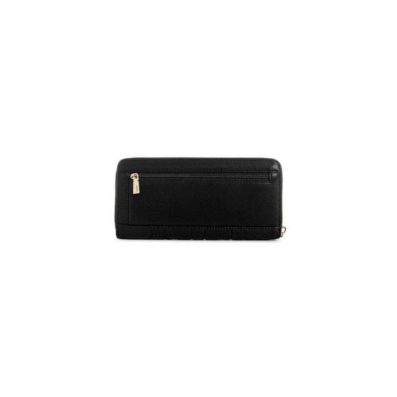 GUESS Edita Large Zip Around Wallet, Black
