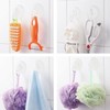 SLEEKEE 40 Transparent Suction Cup Hooks with 4 cm Diameter