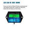 NInE-ROnG Digital Hour Meter Tachometer Maintenance Reminder Backlight Battery Replaceable