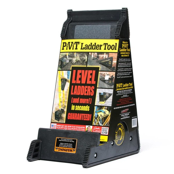 ProVisionTools™, Inc. Original PiViT® LadderTool, Ladder Leveler, Ladder Stabilizer, Made in The USA