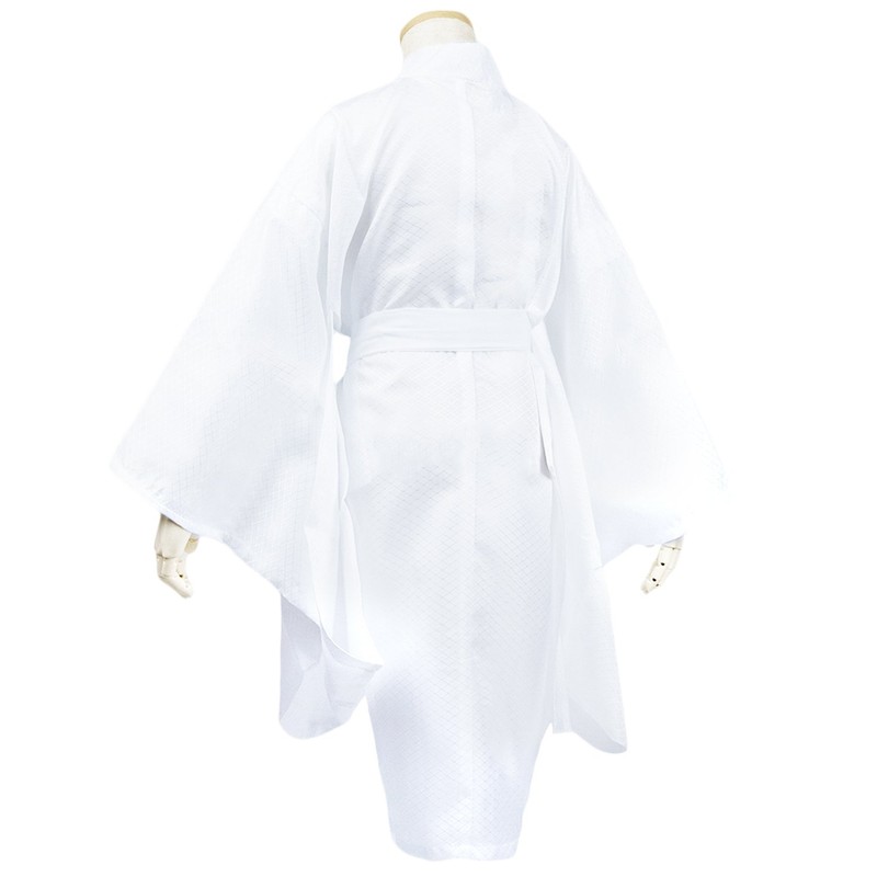 Kyoetsu Shichi-Gosan, 5 Years Old, Boys Nagajuban, White, With Pattern,