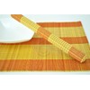 vnhomeware Bamboo Placemats Pack Of 6 Handmade Wooden Mats Eco