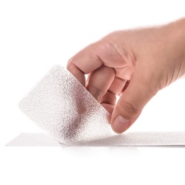 FUS Bathtub Stickers Non-Slip Shower Treads 12 Anti Slip Traction Grip Strips to Prevent Slippery Surfaces. (12, 1Pack)