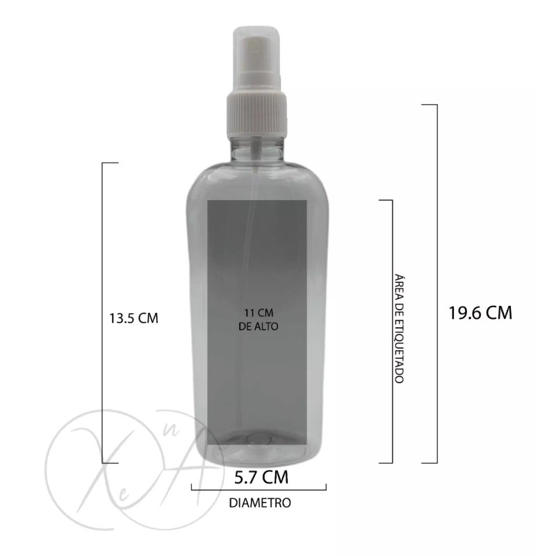 Xena Atomizador Pet 250 Ml Rociador Pulverizador De Agua X