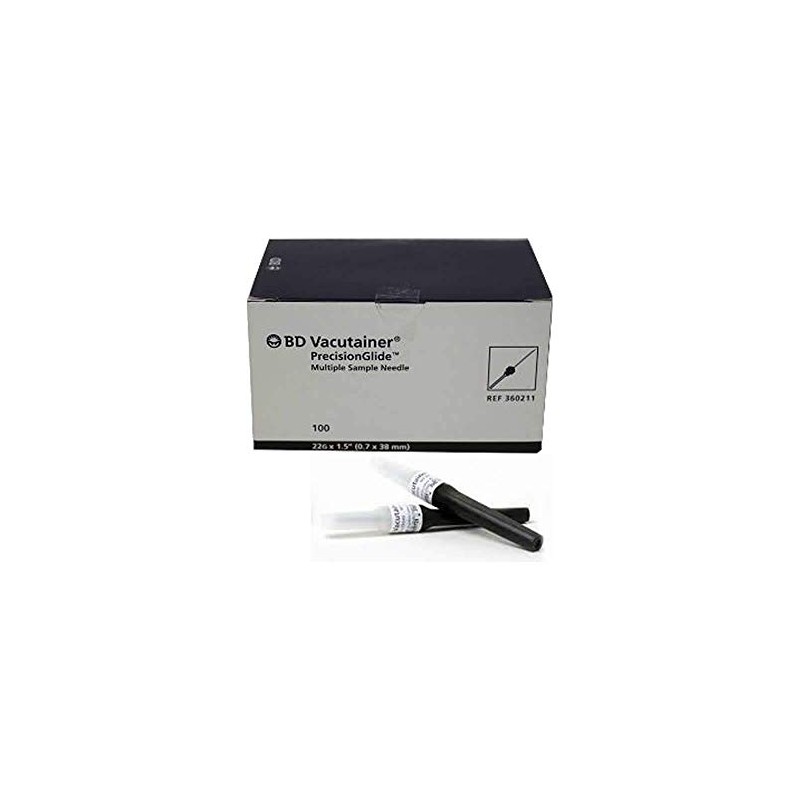 Aguja Negra Vacutainer PrecisionGlide BD