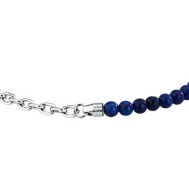 MORELLATO Mens Lapis Lazuli Steel Bracelet PIETRE Collection S1739, Steel