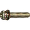 TRUSCO Y856-0410 Pan Head Embedded Screws, Chromate, P-4 M4 x