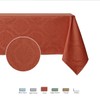 maxmill Square Tablecloth Damask Design Water Resistance Antiwrinkle Heavy Weight