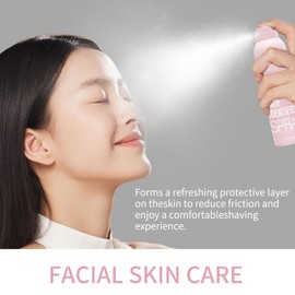 Hair Identifier Spray For Face Shaving, Moisturizing and Skin Care Dermaplaner, Dermaplaning Spray for All Skin And Hair Types,Dermaplaning Tool for Face (1 Set）