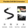 Spendeal Flexible Drill Bit Extension Hex Soft Shaft, Flexible Screwdriver