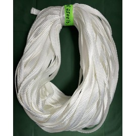Mule Tape 3/4" 2500Lb 100ft Polyester Rope Pull String Strong Rope Conduit Electrical Wire Cable Pull Poly Tape Rope Poly Pull Line Flat Rope Polyester Webbing Wire Pulling Rope Conduit Pull String