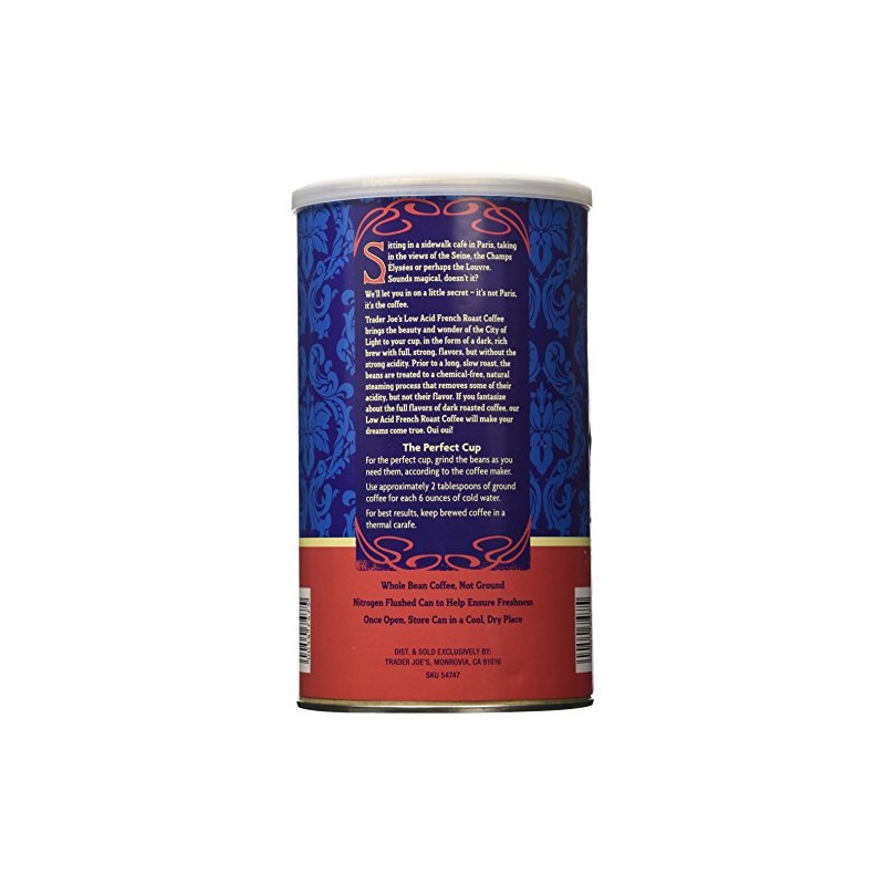 Trader Joe's Low Acid French Roast Coffee - 13 Oz.