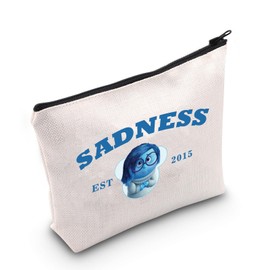 Sadness Lover Gift Sadness Est 2015 Makeup Bag Movie Inspire Makeup Bag Cinema Gift Movie Fan Gift Movie Obsessed Gift