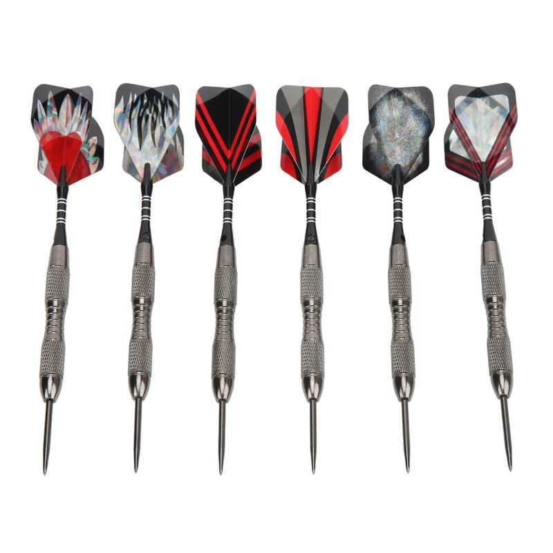 12Pcs Dart Set Stainless Steel Tip Anti Fall Competitive Entertaining