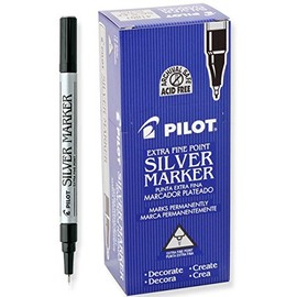 Pilot Silver Marker Extra Fine Point, 12 count
