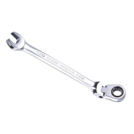 CoCud Flex Head Ratchet Wrench 11/32" Head SAE 72 Teeth Cr V Combination Wrench Spanner for Home Repair Tasks