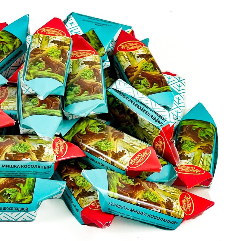 Candies Mishka Kosolapy, Classic Russian Chocolate by Red October 454